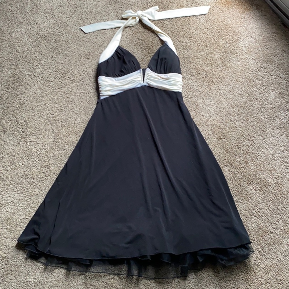 Black & white cocktail dress-S